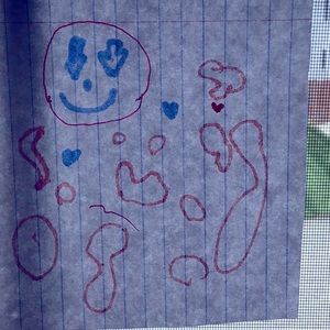 Drawing for room decoration